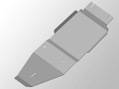 Защита КПП и раздатки ТСС алюминий 4 мм для Land Rover Discovery 4 2015-2017