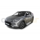 Пороги алюминиевые Rival Silver New для Mitsubishi Eclipse Cross 2018-2021
